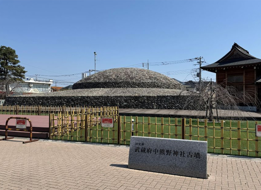 「東京都府中市熊野神社古墳(荒井撮影)」