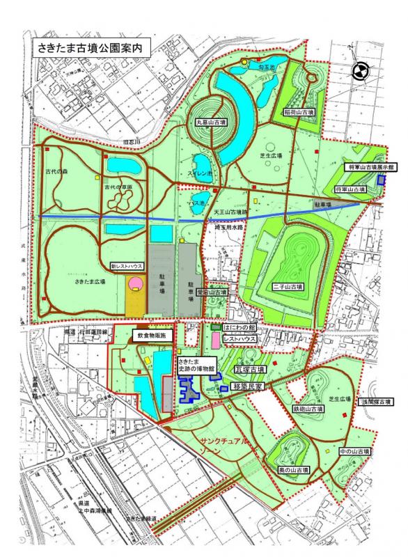 さきたま古墳公園案内